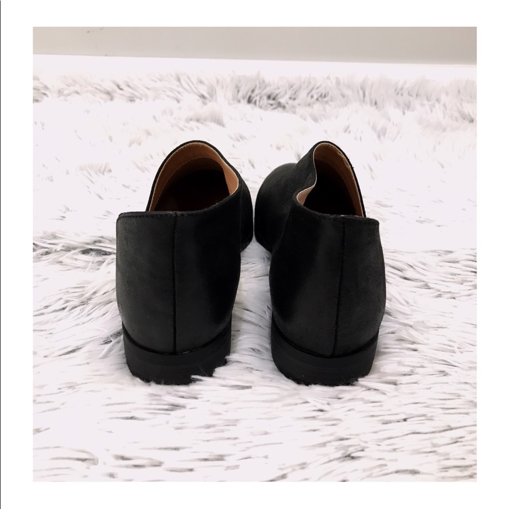 ❌SOLD❌NWOT Qupid Black Cut Out Flats - Picture 3 of 3